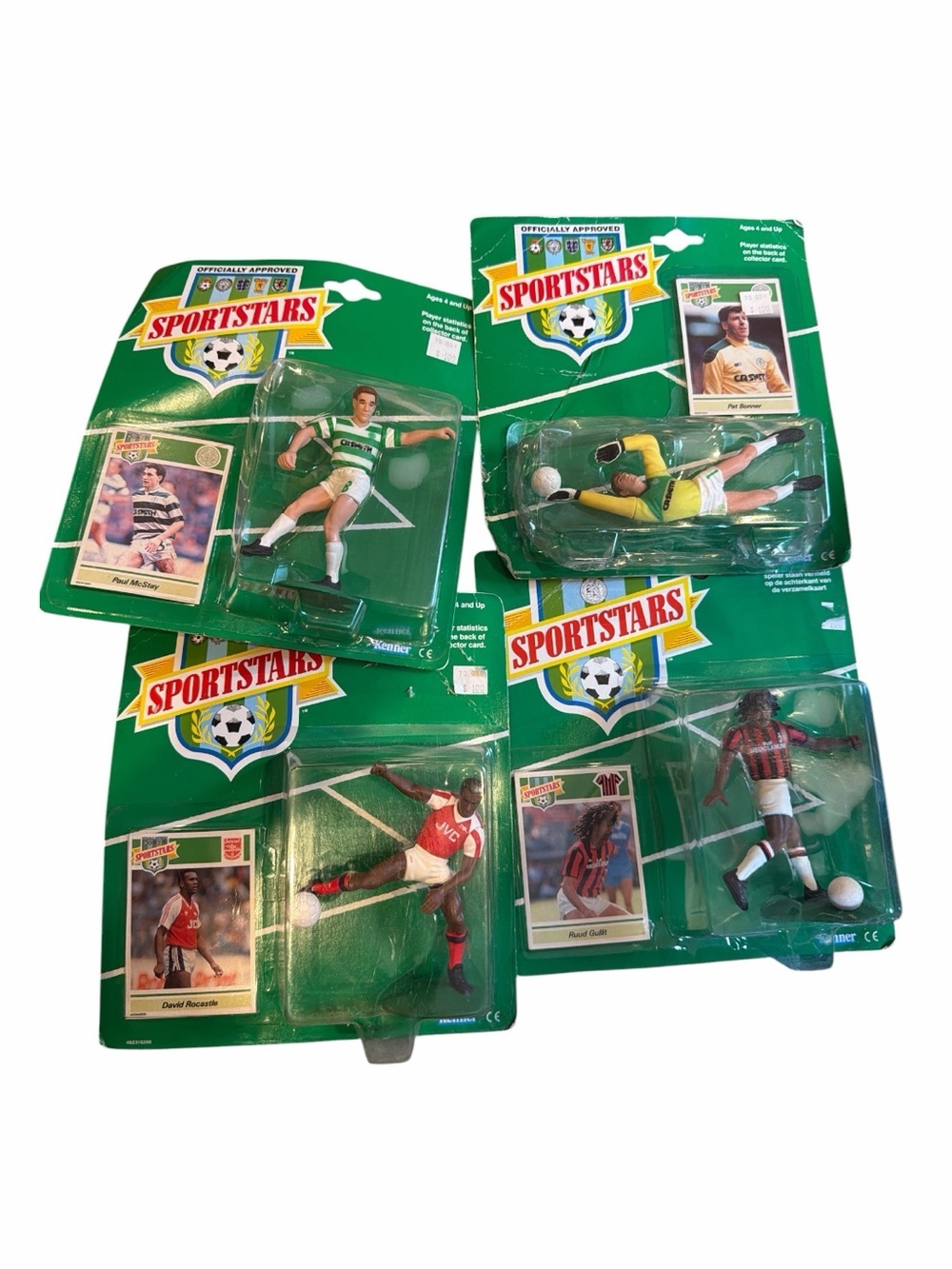 Sportstars Soccer Action Figure Lot- Black & Red